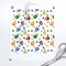 Pickleball Balls White Multi Color Ball Paddle Recreation Sport Custom Printed Fabric by Spoonflower Various Fabrics by the Yard or Fat Quarter